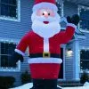 Giant 10 Foot Santa Inflatable Christmas Decoration -Animatronics Shop 10 ft giant santa inflatable christmas decoration
