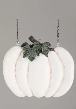 10 Inch Whitewashed Pumpkin Arrow Figure -Animatronics Shop 10 inch whitewashed pumpkin arrow figure alt 2