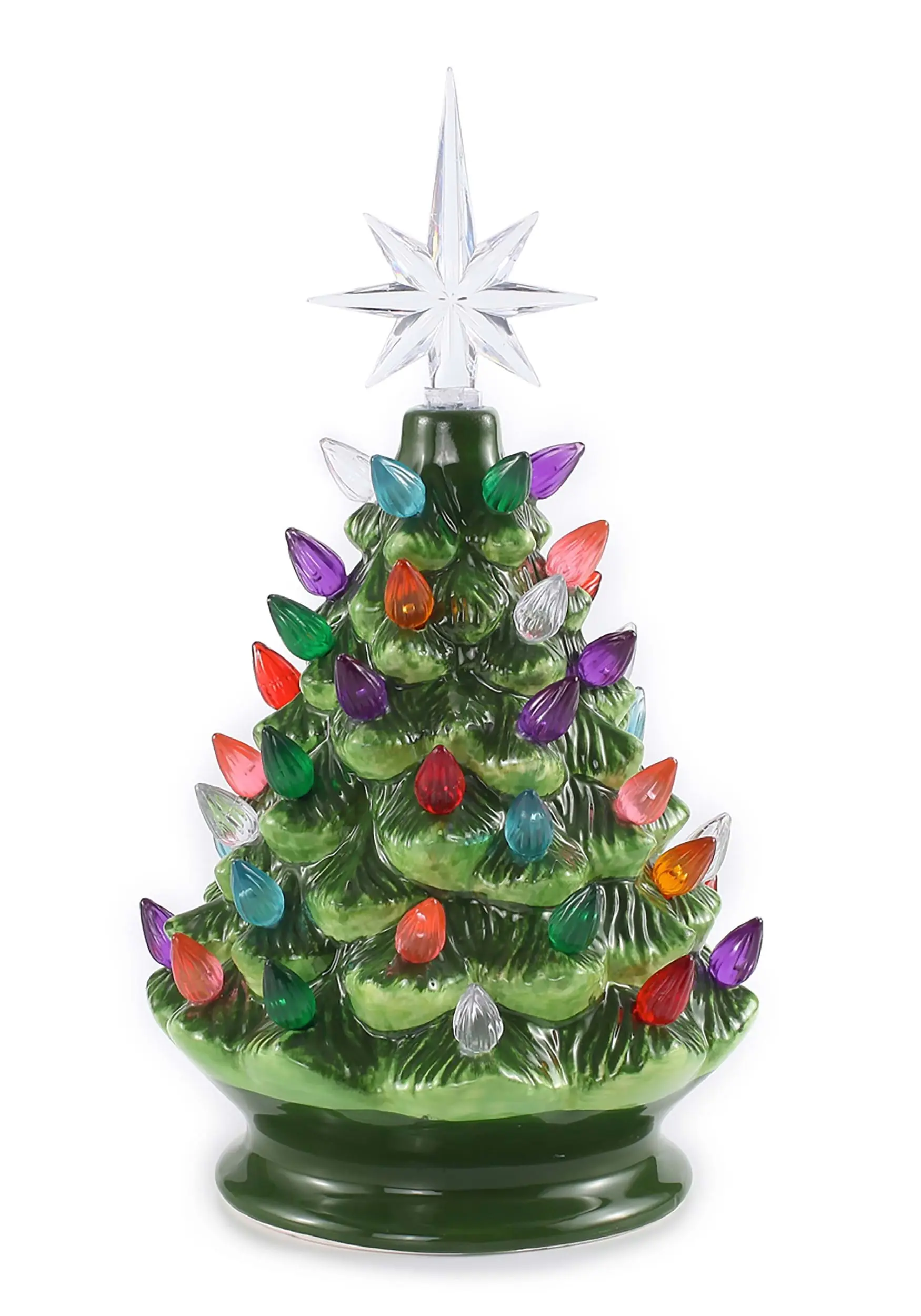 10" Tabletop Ceramic Christmas Tree 3 10" Tabletop Ceramic Christmas Tree