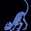 11 Inch Black Light Ghostly Kitty Skeleton -Animatronics Shop 11 inch black light ghostly kitty skeleton