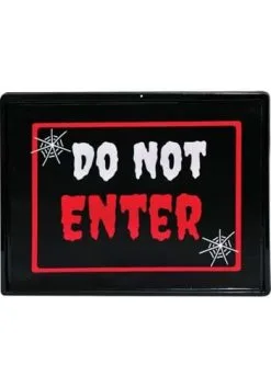 Neon Light Do Not Enter 11" Sign