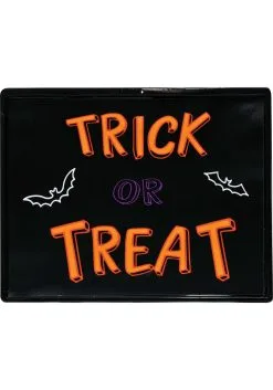 11-in Neon Light Trick Or Treat Sign