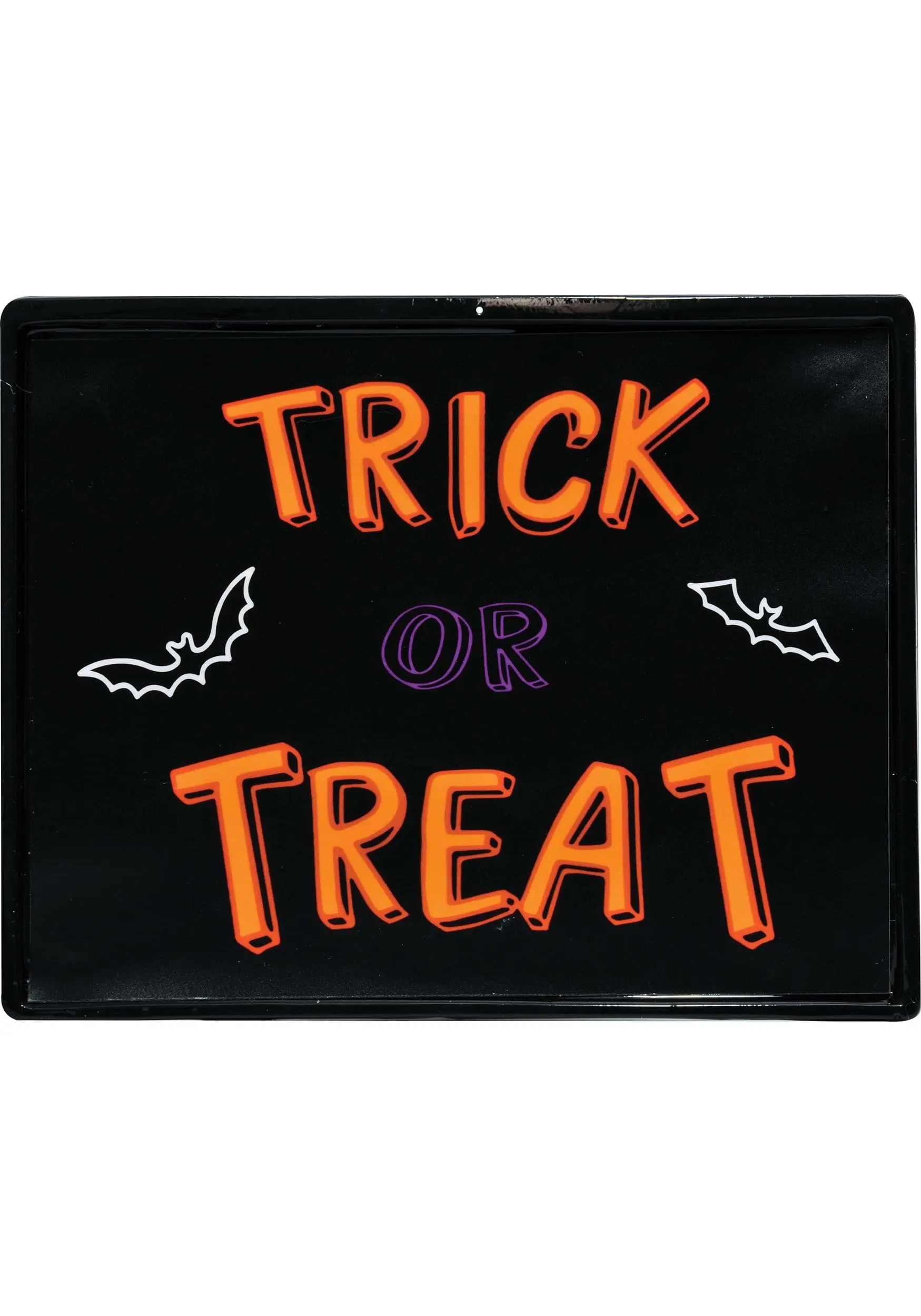 11-in Neon Light Trick Or Treat Sign 3 11-in Neon Light Trick Or Treat Sign