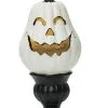 Light Up White Pedestal Pumpkin