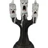 Ghost Candle With Faces 15" Animated Prop