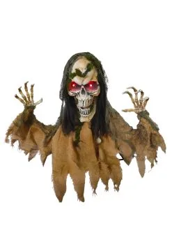 16" Groundbreaker-Mossed Reaper Animated Decoration