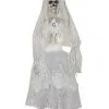 Hanging 16" Skeleton Bride Halloween Decoration