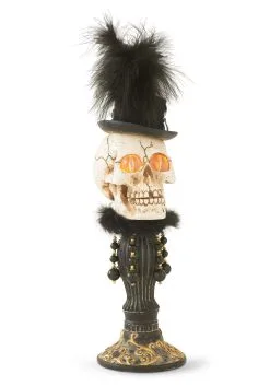 16 Inch Female Skeleton Bust With LED Eyes