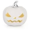 3-Inch White Ceramic LED Jack O Lantern -Animatronics Shop 3 inch white ceramic led jack o lantern