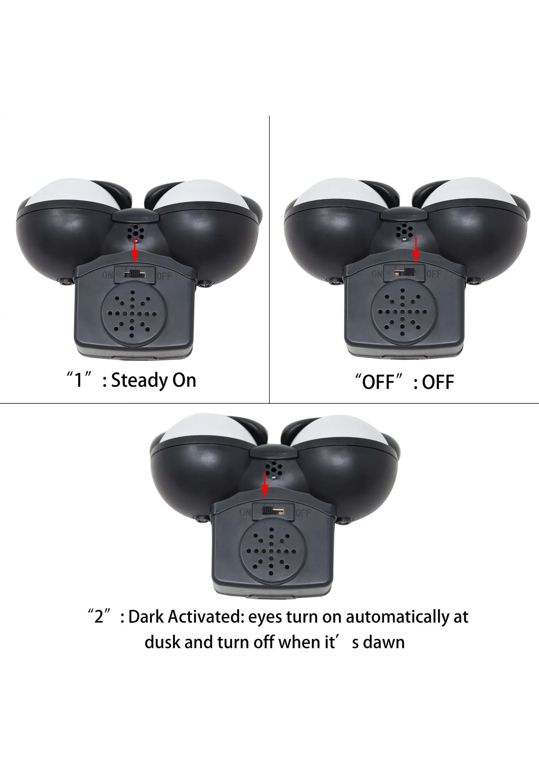 3 Pack Dark-Activated Flashing Peeping Eyes Lights Set 7 3 Pack Dark-Activated Flashing Peeping Eyes Lights Set - Image 5