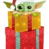 30 Inch Star Wars™ Child Present Lighted LED Lawn Décor -Animatronics Shop 30 star wars child present lighted led lawn decor