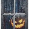 47" Jack O Lantern Window Screen 1 47" Jack O Lantern Window Screen -Animatronics Shop 47 jack o lantern window screen