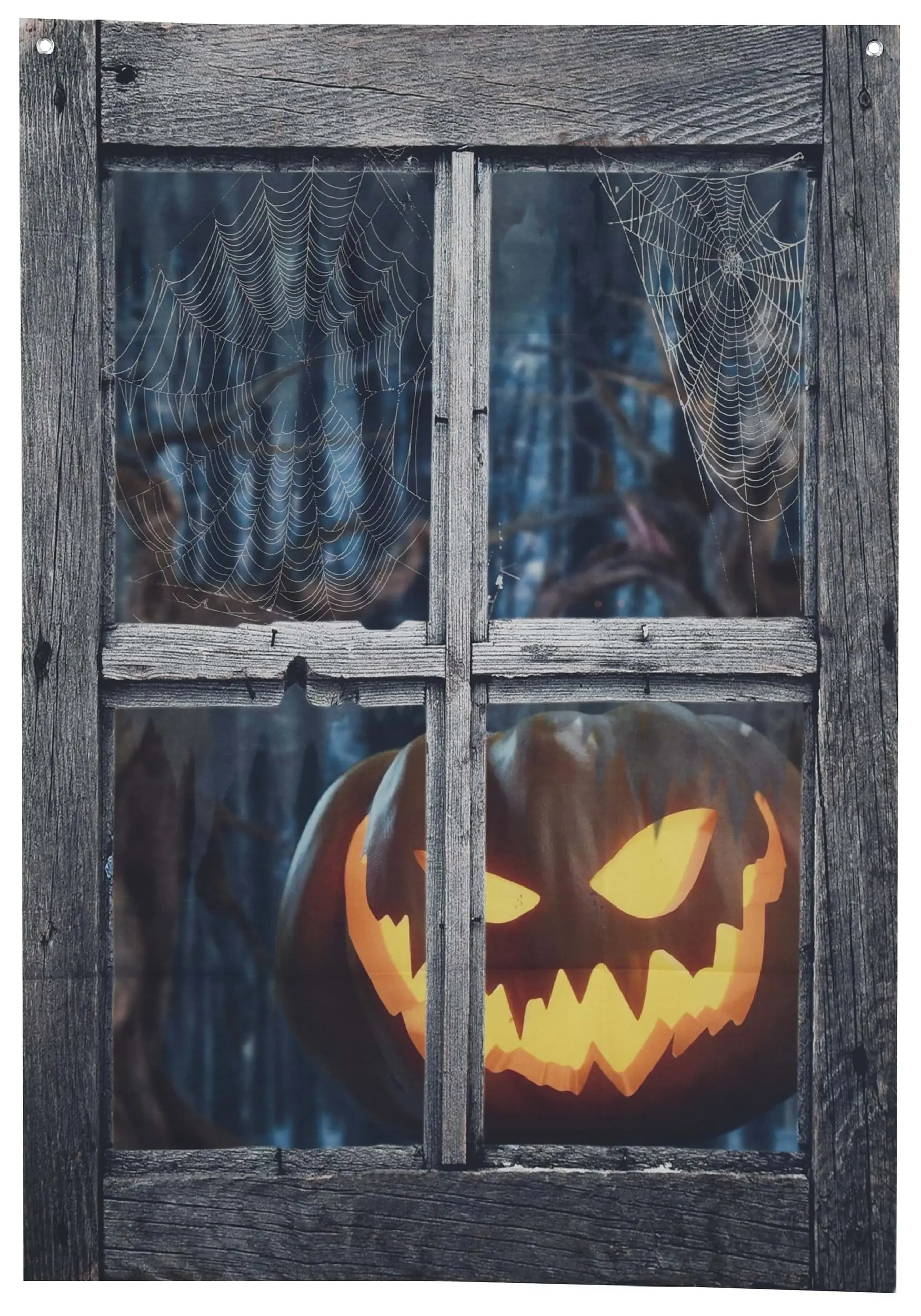 47" Jack O Lantern Window Screen 3 47" Jack O Lantern Window Screen