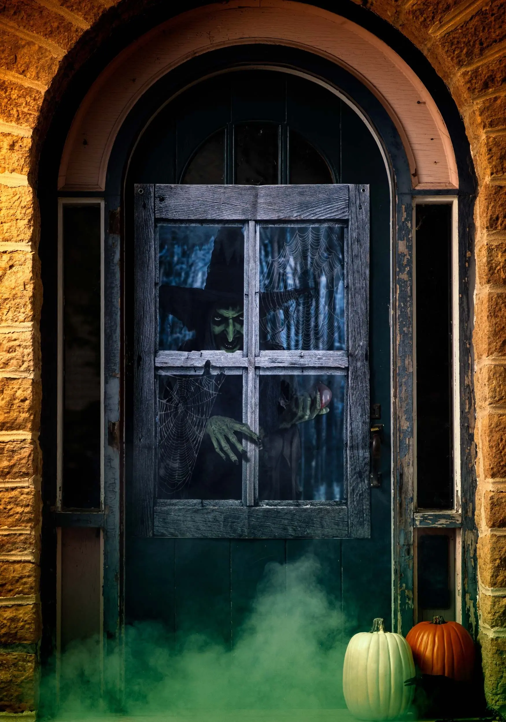 47-Inch Witch Outside The Window Printed Curtain Decoration 3 47-Inch Witch Outside The Window Printed Curtain Decoration