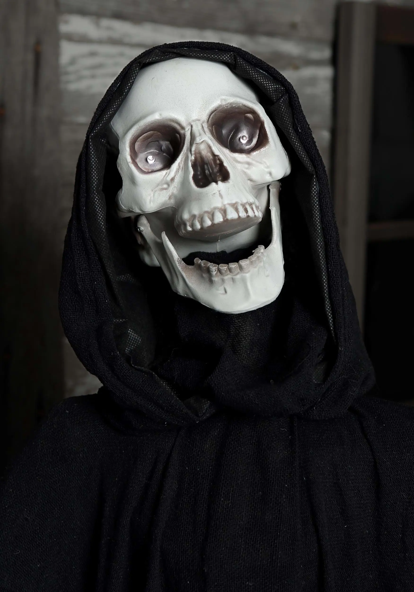 5 Ft Animated Light Up Grim Reaper Prop 5 5 Ft Animated Light Up Grim Reaper Prop - Image 3