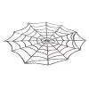 Spider Web Rhinestone Table Cover Decoration -Animatronics Shop 54 x 72 rhinestone spider web table cover decoration