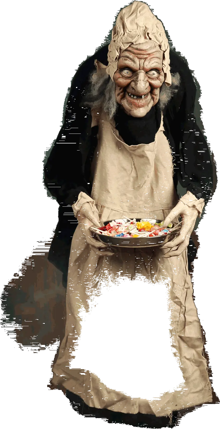 5 Foot Animatronic Greeter Old Lady Hag Decoration 3 5 Foot Animatronic Greeter Old Lady Hag Decoration