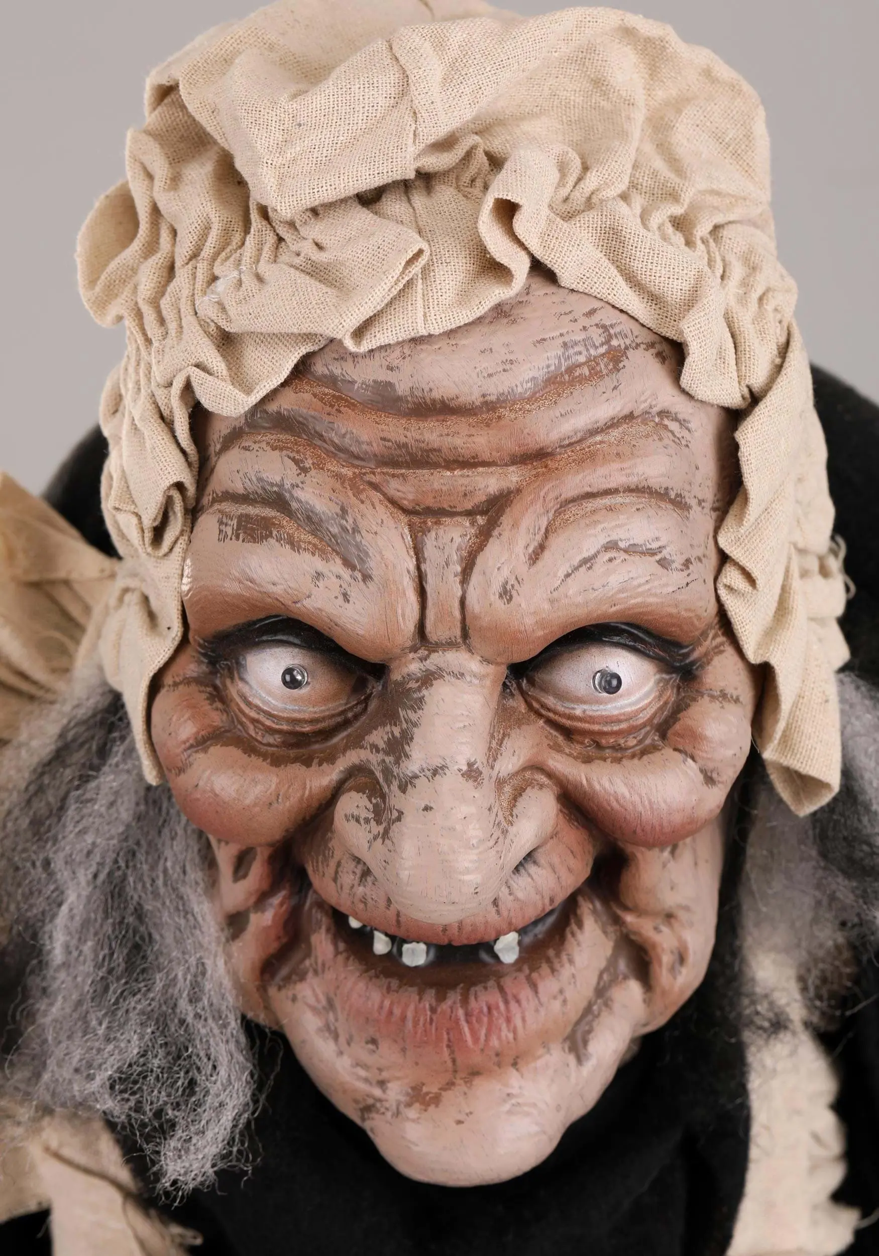 5 Foot Animatronic Greeter Old Lady Hag Decoration 4 5 Foot Animatronic Greeter Old Lady Hag Decoration - Image 2