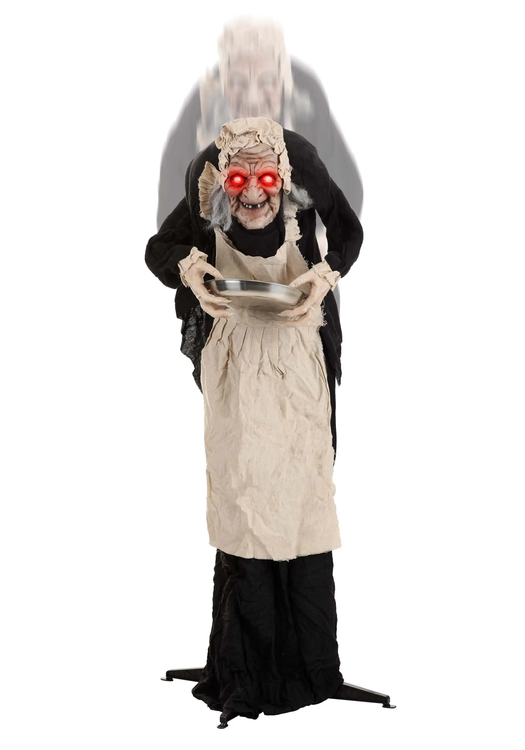 5 Foot Animatronic Greeter Old Lady Hag Decoration 9 5 Foot Animatronic Greeter Old Lady Hag Decoration - Image 7