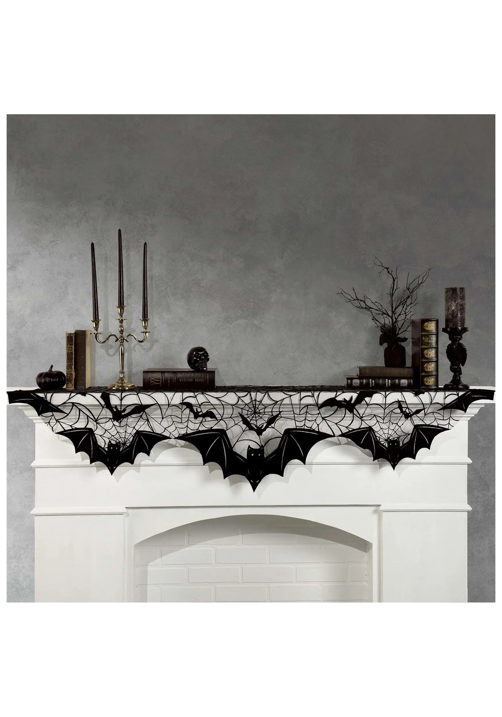 5ft Bat Mantel Runner 3 5ft Bat Mantel Runner