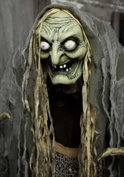 Hag The Witch 5ft Animatronic 10 Hag The Witch 5ft Animatronic -Animatronics Shop 5ft hag the witch animatronic shaking sound lig alt 3