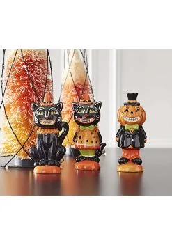 Set Of Three 6 Inch Vintage Inspired Halloween Figurines -Animatronics Shop 6 inch set of 3 vintage inspired halloween figurines alt 2