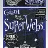 60g Large Black Spider Web With Spiders Decoration -Animatronics Shop 60g large black spider web with spiders decoration