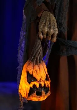 6ft Pumpkin Witch Prop With LED Pumpkin Decoration -Animatronics Shop 6ft pumpkin witch prop w led pumpkin alt 3