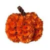 Wood Rose Harvest Pumpkin - 7.5"H 2 Wood Rose Harvest Pumpkin - 7.5"H -Animatronics Shop 7 5h wood rose harvest pumpkin