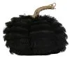 Black 7 Inch Eyelash Fringe Pumpkin -Animatronics Shop 7 inch black eyelash fringe pumpkin
