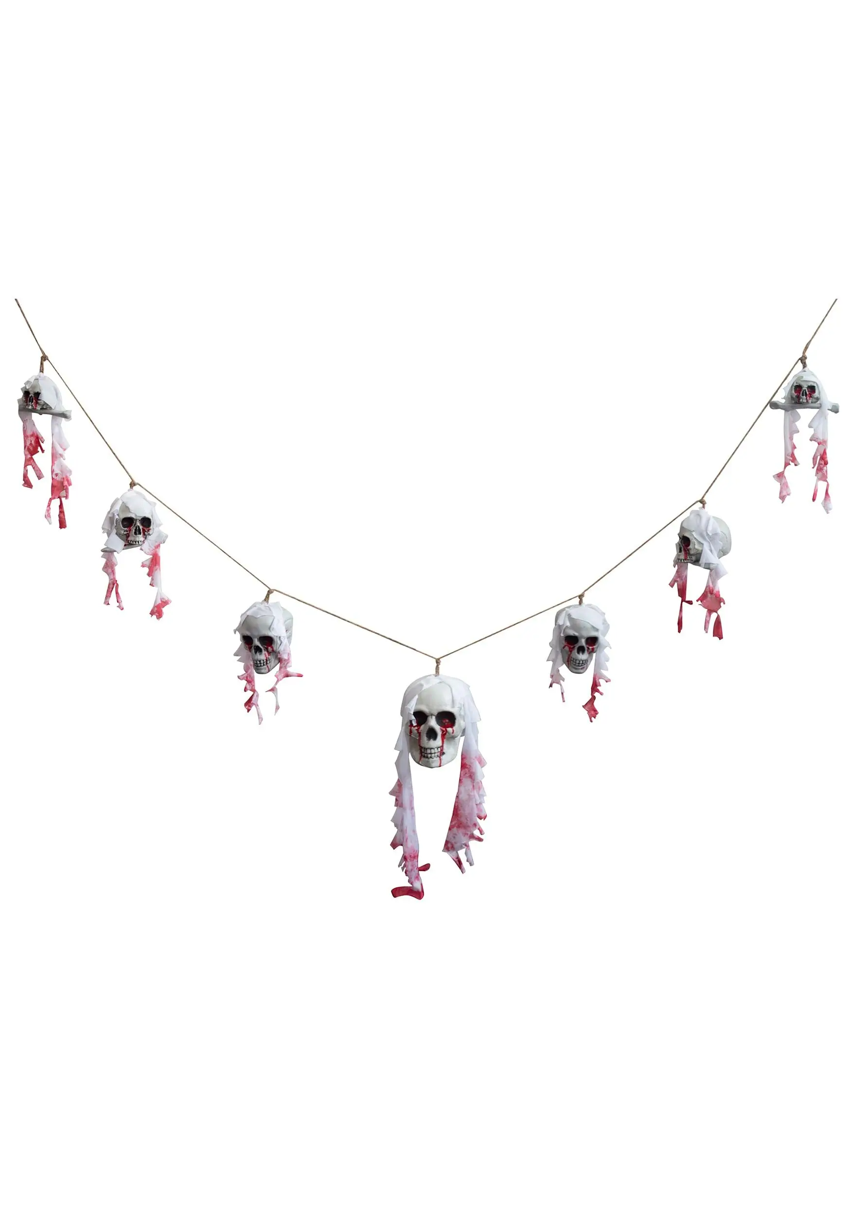 70" Bloody Skull Garland 3 70" Bloody Skull Garland