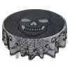 70-Inch Round Skull Lace Decorative Table Cover