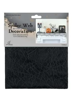 Spider Web 72 Inch Mantel Scarf