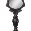 8 Inch Black Cat Hand Mirror -Animatronics Shop 8 black cat hand mirror