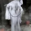 Chained Ghost Animatronic Halloween Decoration -Animatronics Shop animated chained ghost