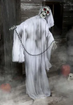 Chained Ghost Animatronic Halloween Decoration