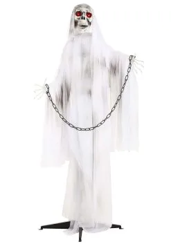 Chained Ghost Animatronic Halloween Decoration -Animatronics Shop animated chained ghost alt 4