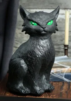Creepy Animated Cat Décor