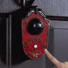 Animated Red Doorbell Halloween Decoration