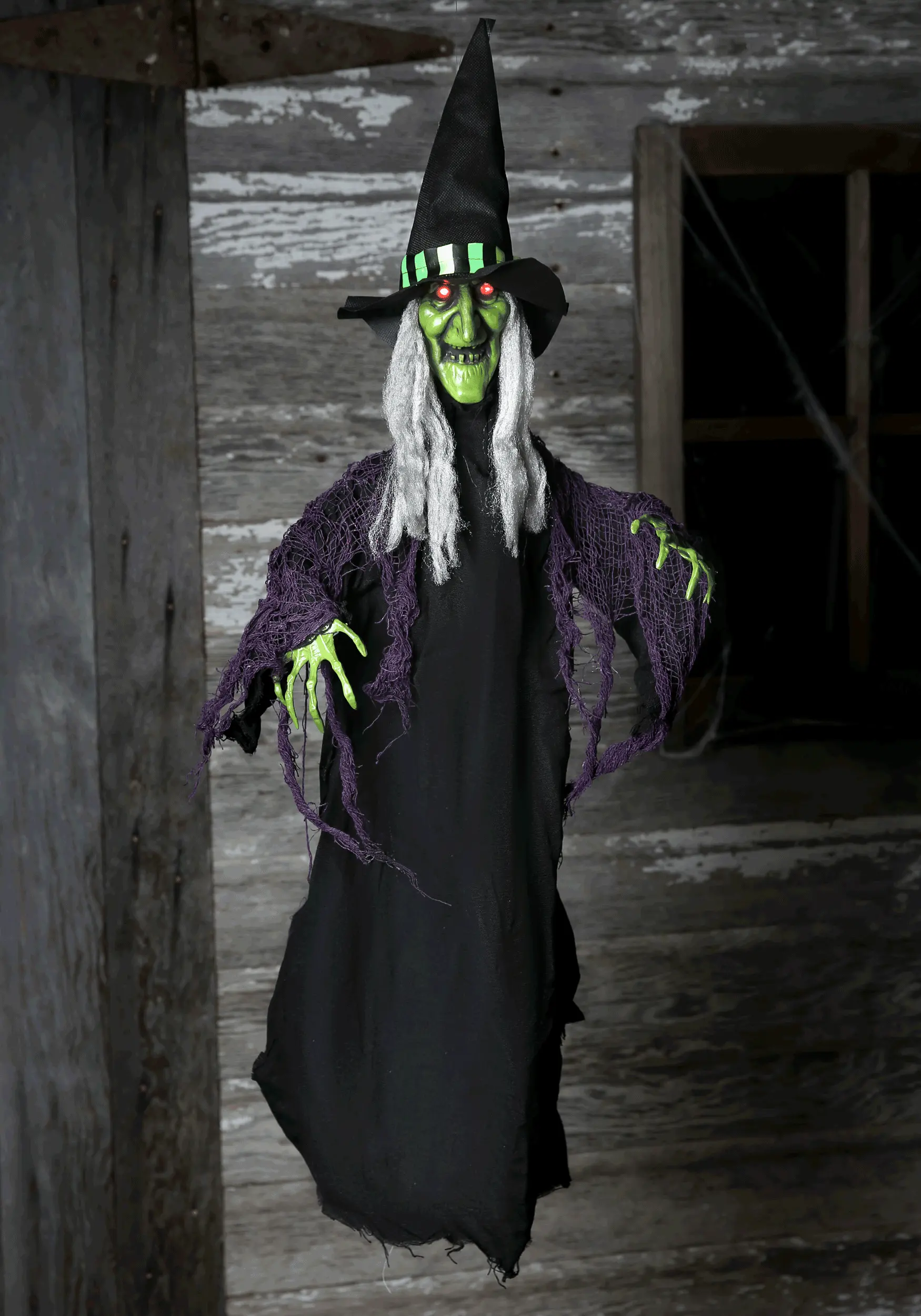 Animated Hanging Witch Prop 3 Animated Hanging Witch Prop