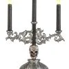 Tabletop Animated Décor-Wobbling-Skull Candelabra -Animatronics Shop animated tabletop decor wobbling skull candelabra