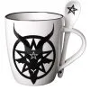Baphomet Symbol Mug And Spoon Set