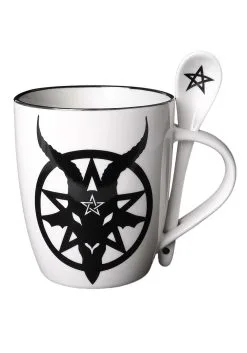 Baphomet Symbol Mug And Spoon Set