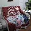Handbook For The Recently Deceased Beetlejuice Tapestry Throw