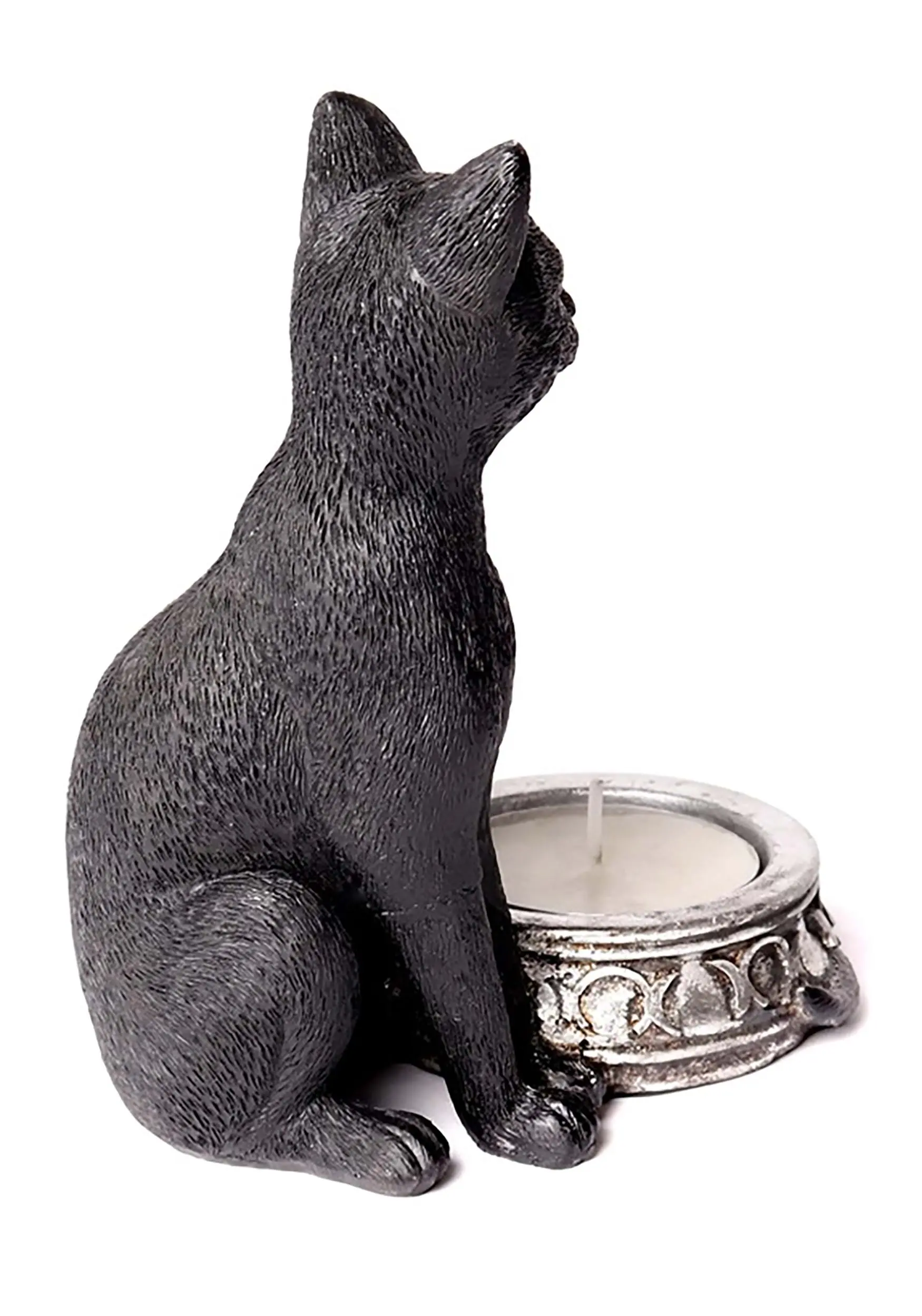 Black Cat Tea Light Holder 4 Black Cat Tea Light Holder - Image 2