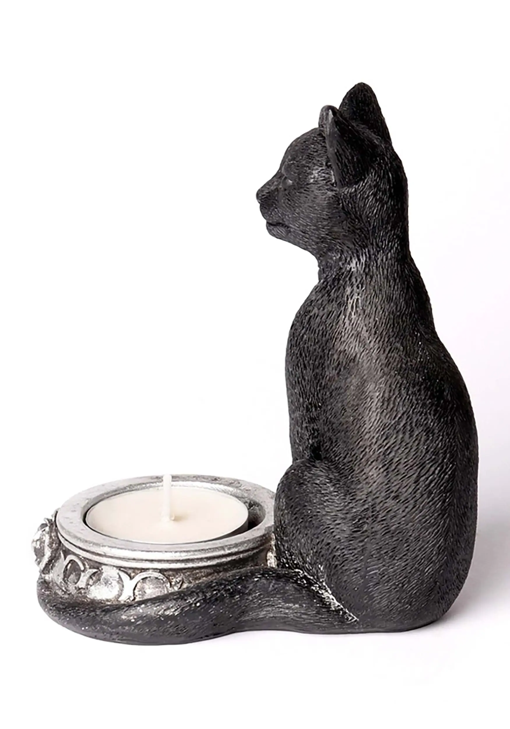 Black Cat Tea Light Holder 5 Black Cat Tea Light Holder - Image 3
