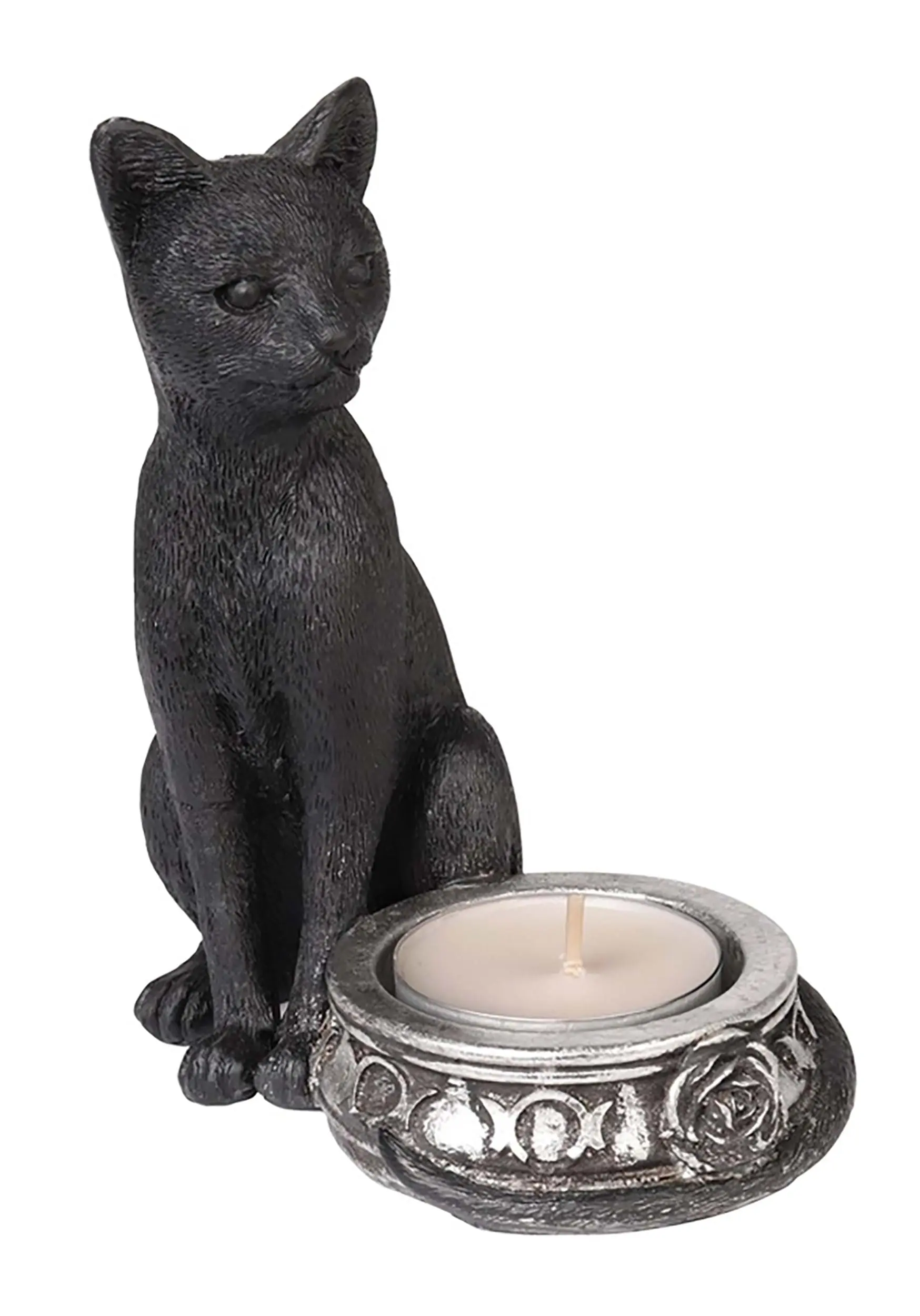Black Cat Tea Light Holder 6 Black Cat Tea Light Holder - Image 4