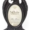 Gothic Black Raven Photo Frame 2 Gothic Black Raven Photo Frame -Animatronics Shop black raven photo frame