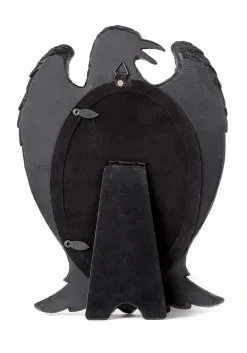 Gothic Black Raven Photo Frame 6 Gothic Black Raven Photo Frame -Animatronics Shop black raven photo frame alt 1