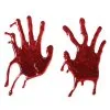 Bloody Window Hand Print Cling -Animatronics Shop bloody hand print window cling